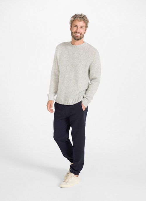 Casual Fit Strick Strick Pullover stone grey mel.