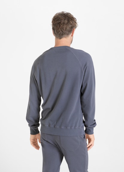 Casual Fit Sweaters Terrycloth - Sweater blue indigo