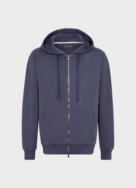 Regular Fit Sweater Hoodie - Sweatjacke blue indigo