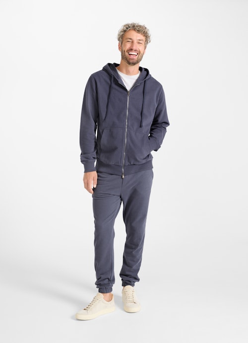 Regular Fit Sweater Hoodie - Sweatjacke blue indigo