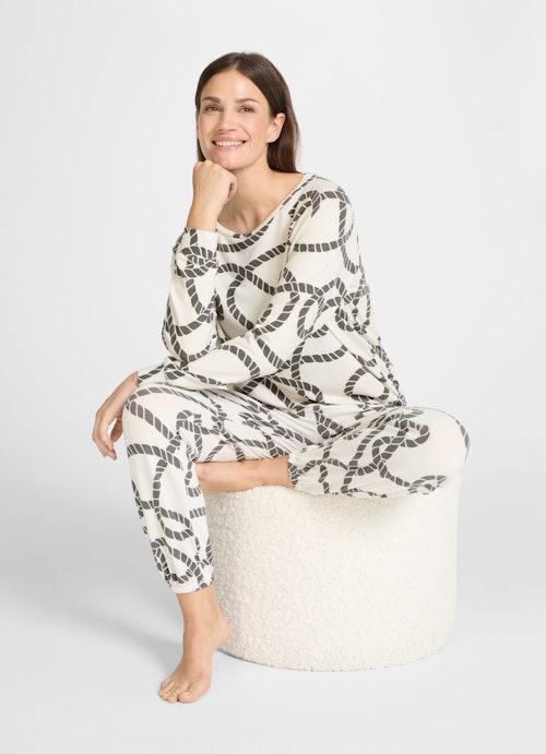 Regular Fit Nightwear Nightwear - Sweater eggshell