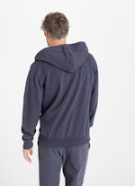 Regular Fit Sweater Hoodie - Sweatjacke blue indigo