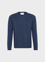 Regular Fit Strick Strick Pullover blue indigo