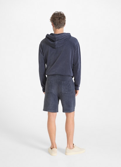 Slim Fit Bermudas Terrycloth - Shorts blue indigo