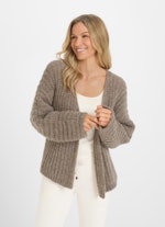 Oversized Fit Strick Strick - Cardigan taupe mel.