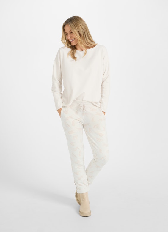 Loose Fit Pants Loose Fit - Sweatpants eggshell