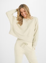 Loose Fit Sweatshirts Sweatshirt eggshell