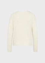 Regular Fit Strick Cashmere Blend - Pullover eggshell