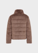 Regular Fit Jackets Faux fur - down jacket cacao