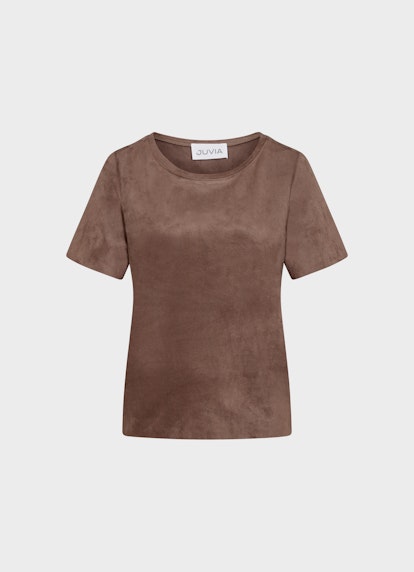 Loose FIt T-shirts Tech Velours - T-Shirt cacao