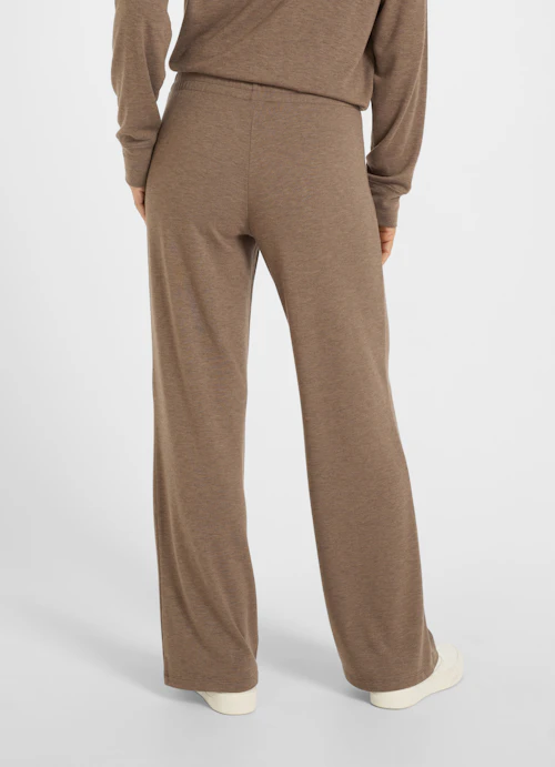 Coupe Wide Leg Pantalons Wide Leg Fit - Pantalon à capuche taupe mel.