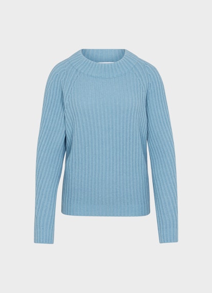 Coupe Casual Fit Maille Cashmere Blend - Pulls pacific blue