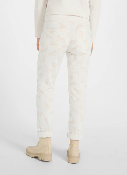Coupe Loose Fit Pantalons Loose Fit - Sweatpants eggshell