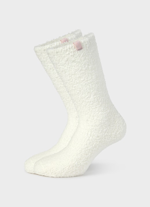 One Size Nightwear Socks Gift Box eggshell