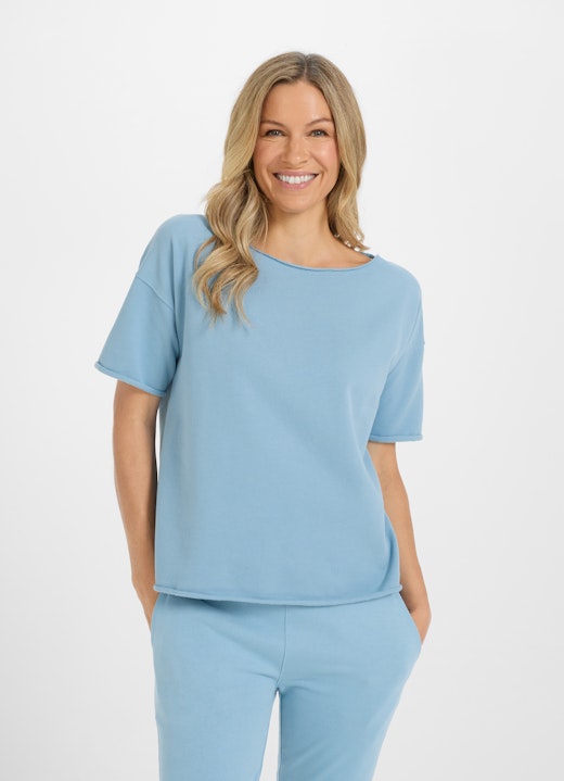 Coupe oversize Sweat-shirts Chemise surdimensionnée pacific blue