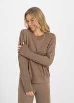 Coupe Loose Fit Sweat-shirts Sweatshirt taupe mel.