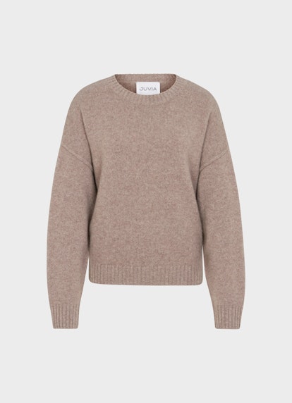 Casual Fit Knitwear Cashmere - Pullover taupe mel.