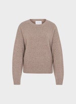 Coupe Casual Fit Maille Cashmere - Pullover taupe mel.