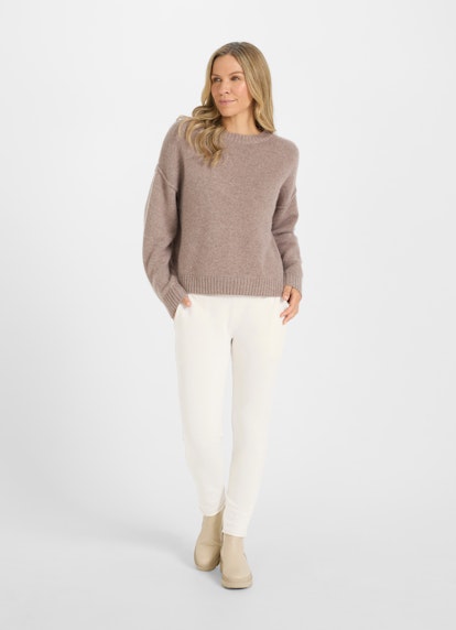 Coupe Casual Fit Maille Cashmere - Pullover taupe mel.