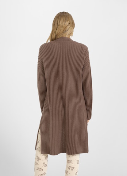 Regular Fit Knitwear Cashmere Blend - Cardigan cacao