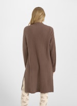 Regular Fit Knitwear Cashmere Blend - Cardigan cacao