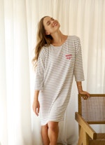 Coupe Casual Fit Vêtements de nuit Robe de nuit eggshell