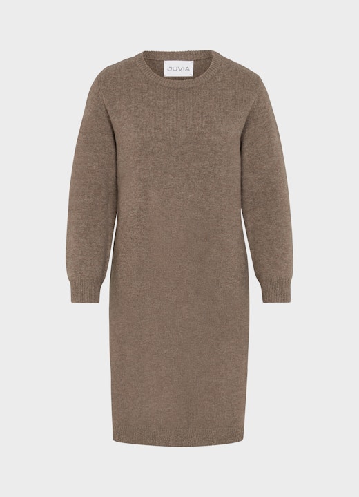 Coupe Regular Fit Maille Cashmere Blend - Robe taupe mel.