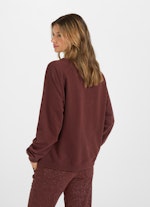 Loose Fit Sweatshirts Sweatshirt merlot