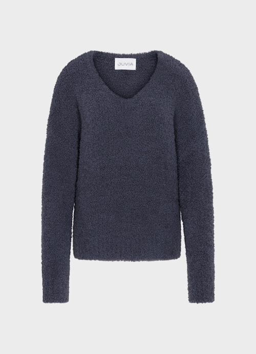 Regular Fit Knitwear Pullover blue indigo