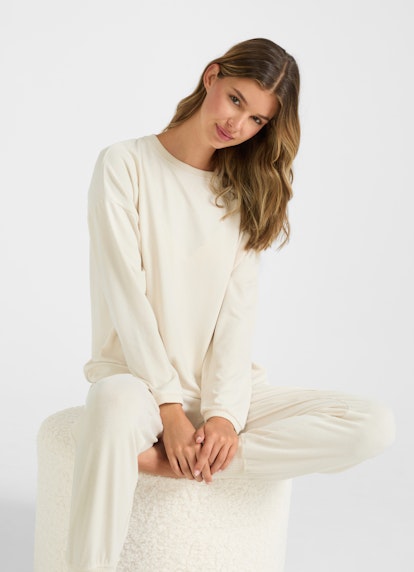 Regular Fit Sweatshirts Nightwear - Sweater eggshell