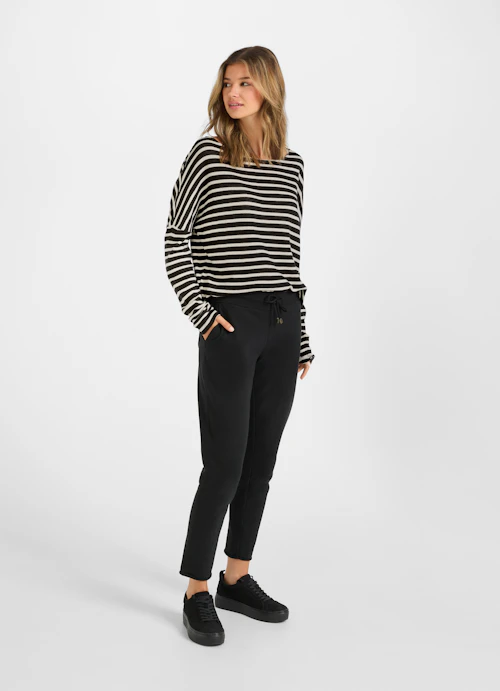 Coupe Loose Fit Sweat-shirts Cashmix - Sweat black-almond milk