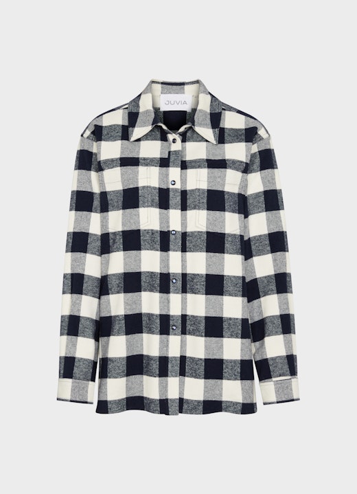 Loose Fit Jacken Shirt navy