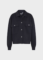 Loose Fit Jackets Fleece Jacket navy