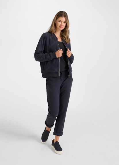 Regular Fit Jackets Fleece Jacket navy