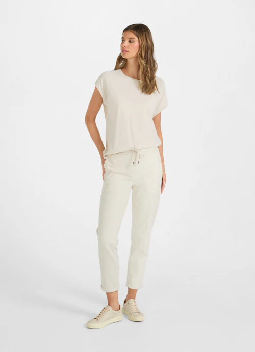Coupe Casual Fit Pantalons Casual Fit - Sweatpants eggshell