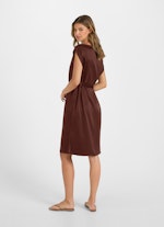 Regular Fit Dresses Satin - Dress merlot