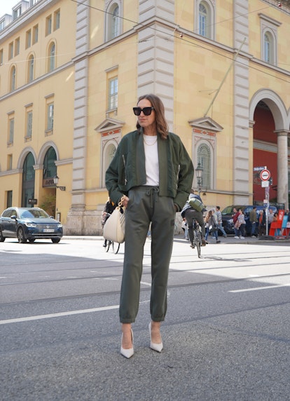 One Size Pants Sweatpants jungle green