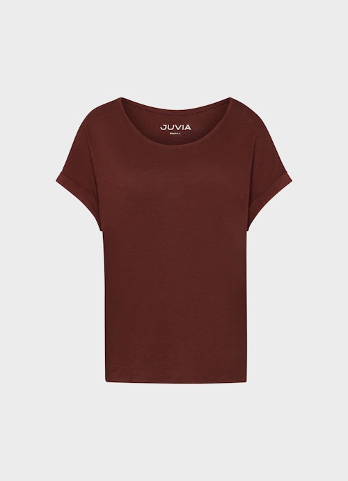 Boxy Fit T-Shirts Boxy - T-shirt merlot