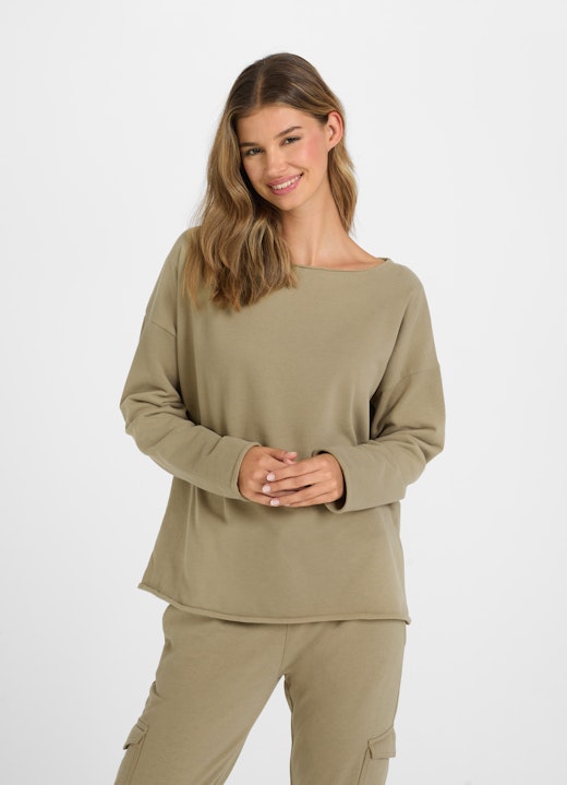 Casual Fit Sweatshirts Sweatshirt olive