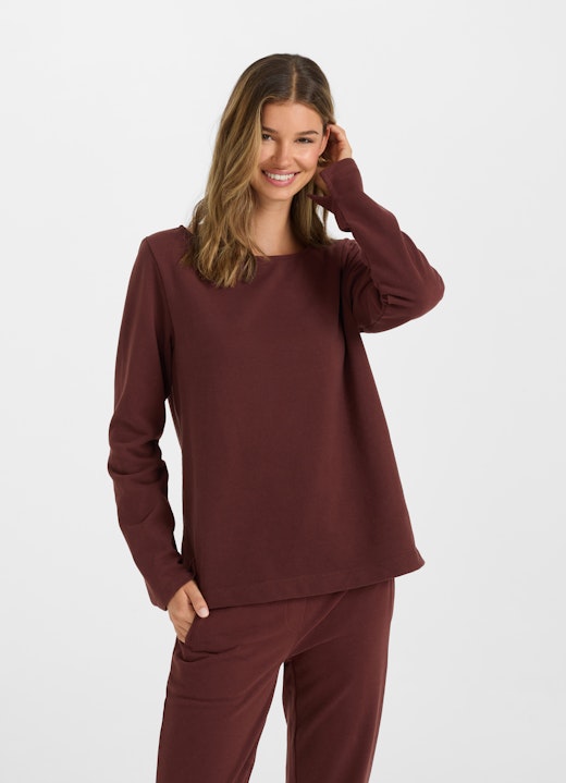 Coupe Slim Fit Sweat-shirts Slim Fit - Sweat-shirt merlot