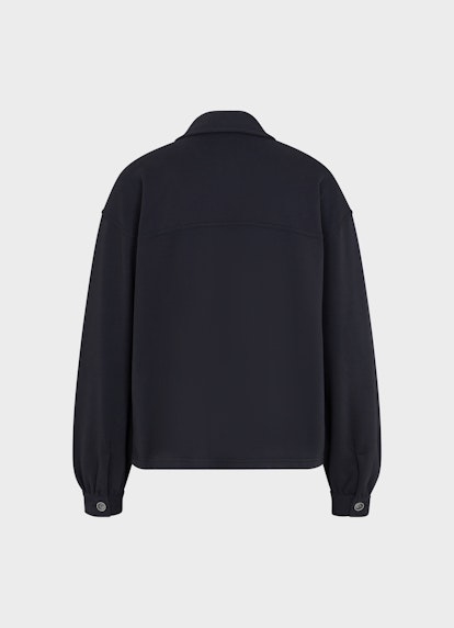 Loose Fit Jackets Fleece Jacket navy