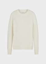 Regular Fit Strick Cashmere Blend - Pullover eggshell