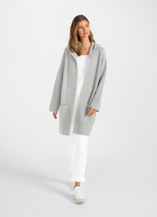 Casual Fit Knitwear Knit - Coat l.grey mel.