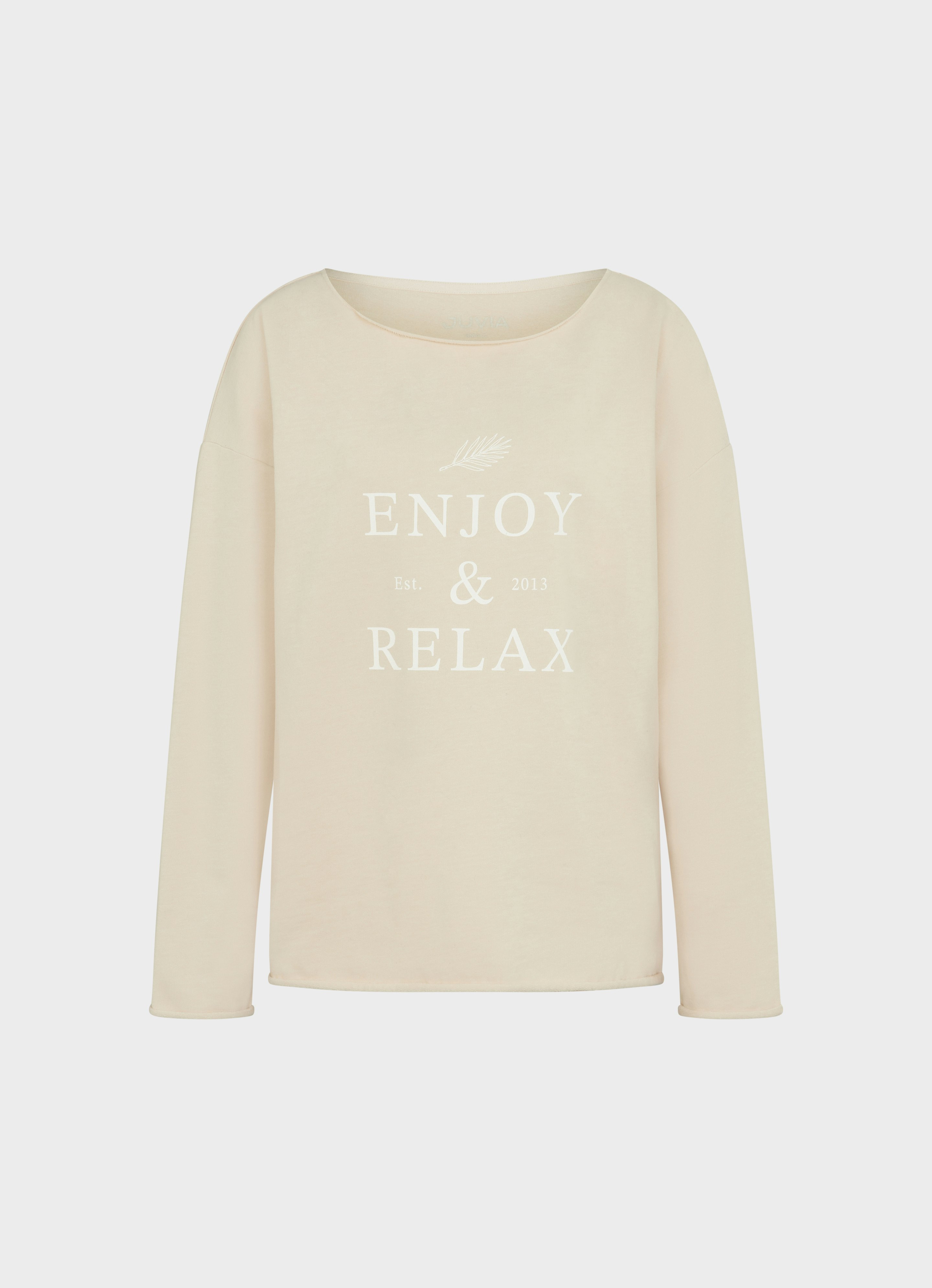 JUVIA 売れ筋商品|||ジュヴィア パーカー・スウェットシャツ アウター レディース Sweatshirts Beige Beige Sweatshirt Judi | Buy Sweatshirts online at JUVIA