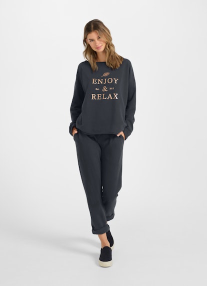 Loose Fit Sweatshirts Sweatshirt navy