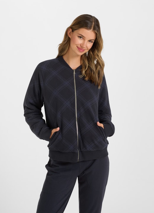 Regular Fit Jackets Fleece Jacket navy