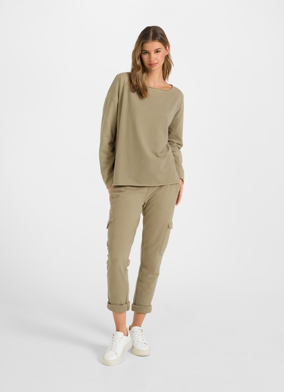 Casual Fit Sweatshirts Sweatshirt olive