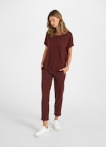 Coupe Boxy Fit T-shirts Boxy - T-shirt merlot