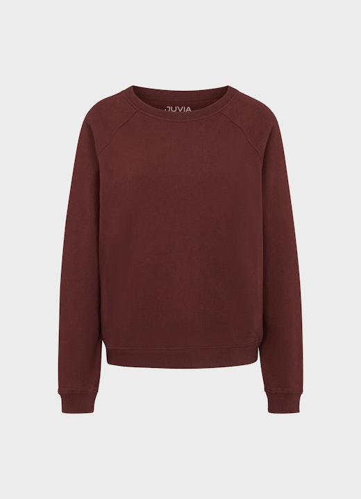 Loose Fit Sweatshirts Sweatshirt merlot