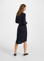 Regular Fit Kleider Hemdblusenkleid navy